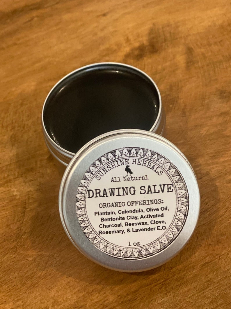 Black Drawing Salve All Natural First Aid Etsy Denmark