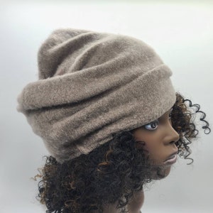 Slouchy Cashmere Hat -  Taupe