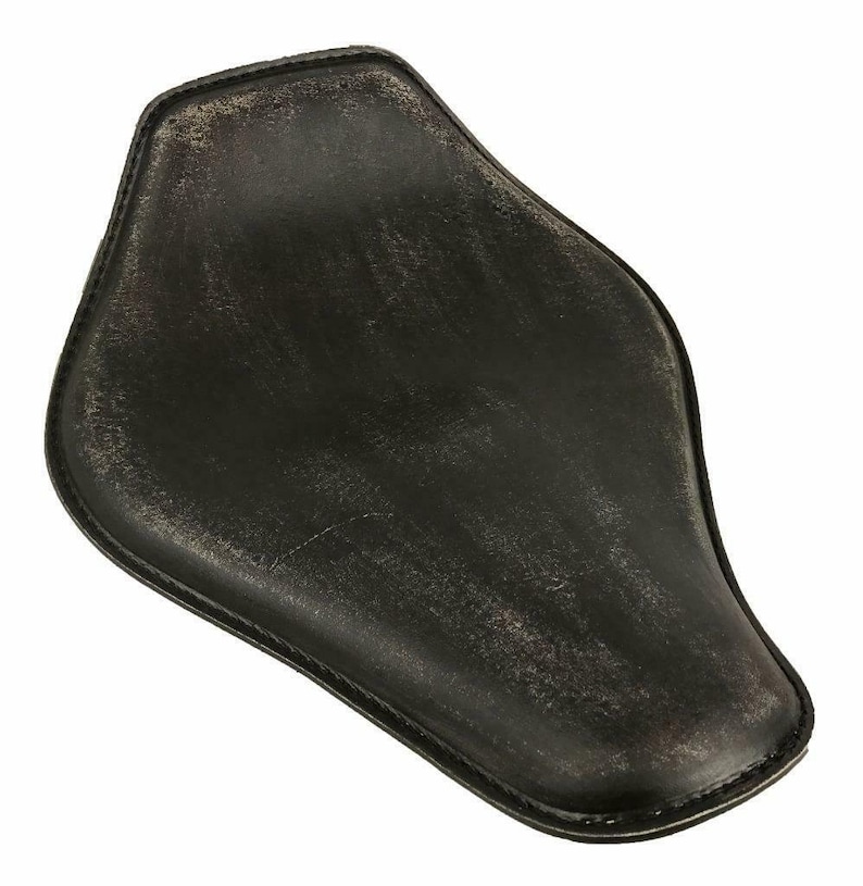 Harley Sportster Honda Spring Seat Chopper Bobber10x13 Blk Ds Snub Nose Leather