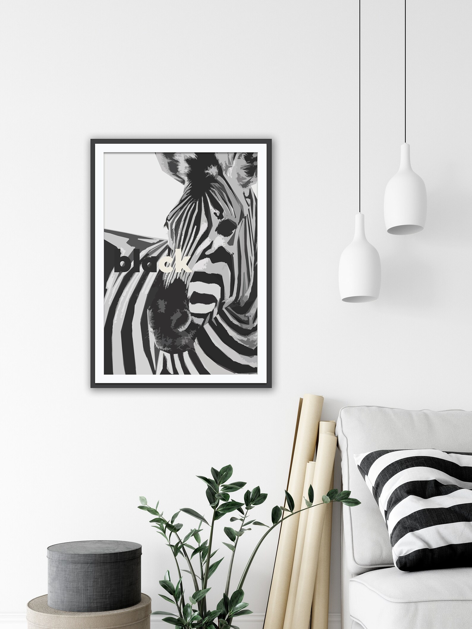 Printable black Poster is 13x19 an Instant Downloadable Etsy