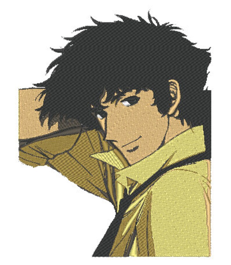 Anime Embroidery Cowboy Bebop Spike Pose Art Collectibles Embroidery Myriam Com Tn