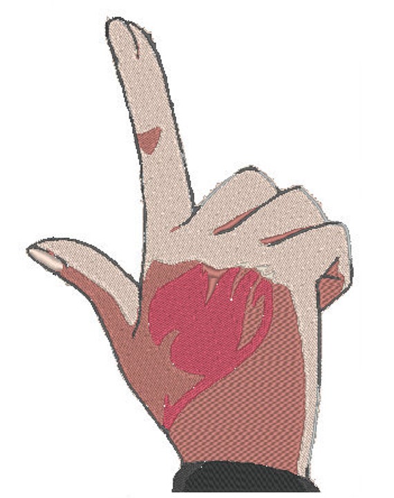 Anime Embroidery Pattern Fairy Tail Hand Sign Etsy Anime Embroidery Pattern Fairy Tail Hand Sign Etsy