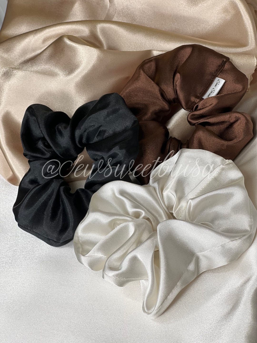 Satin Hair Ties Satin Scrunchies Hair Accessories Hair Etsy