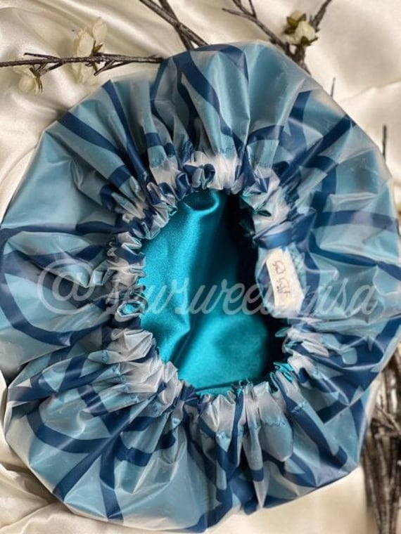 Waterproof Satin Lined Shower Cap