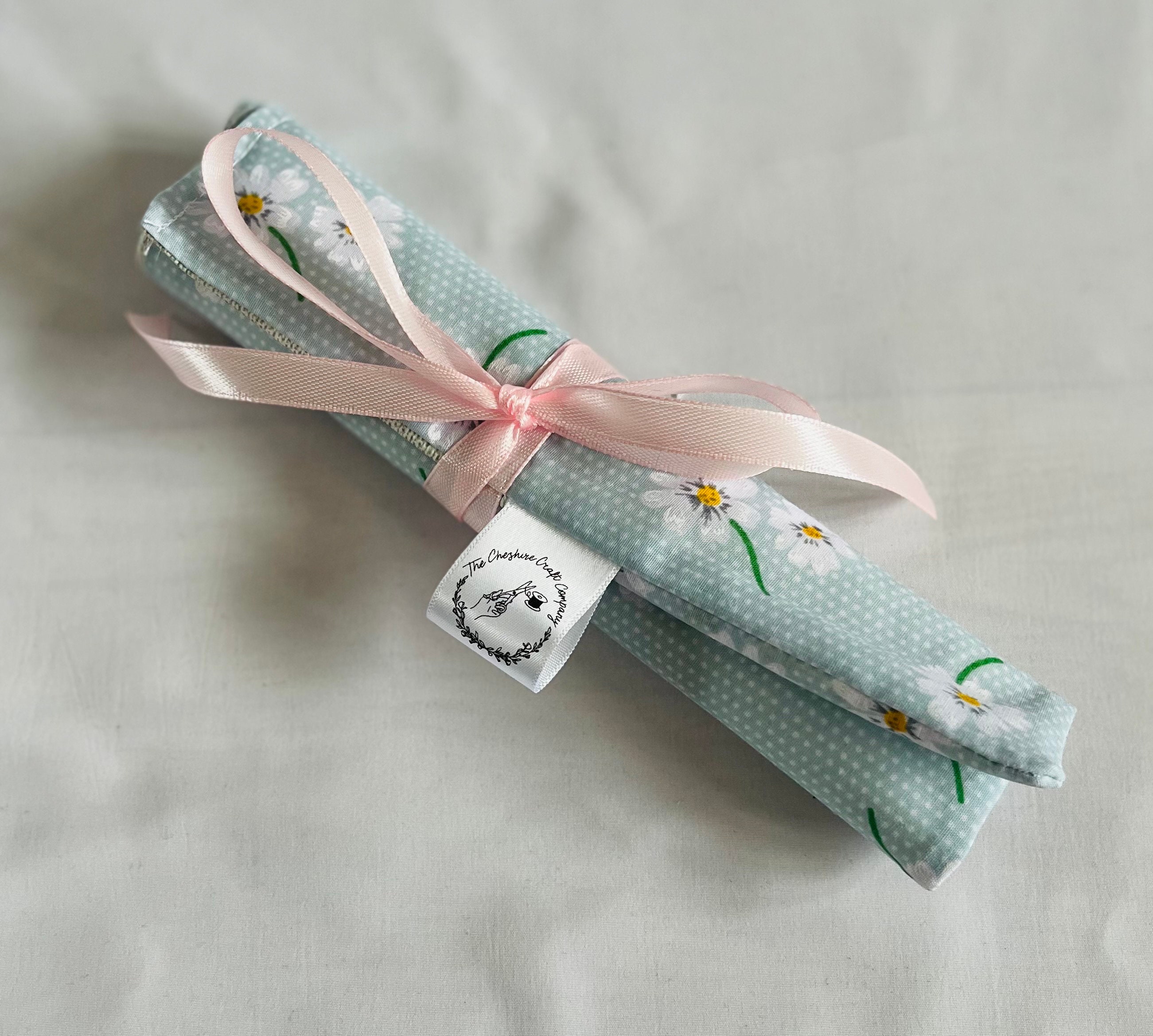 Custodia Portapennelli Arrotolabile Lazutom - Due Strati, 42x36cm - Verde - Per Artisti E Studenti