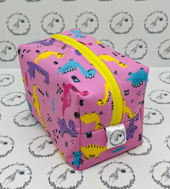 Pink Dinosaur Make up Bag Make up Bag Wash Bag Toiletry Bags