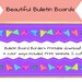 Paper Airplane Bulletin Board Classroom Border Printable Download ...