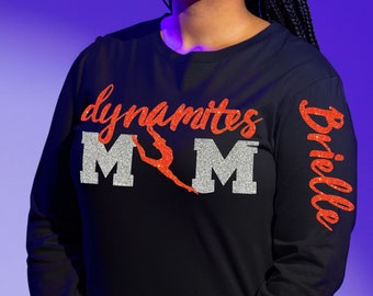 Customized Dance Mom Long Sleeve Shirt with Dancer's Name