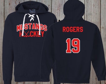 hockey lace up moletom com capuz