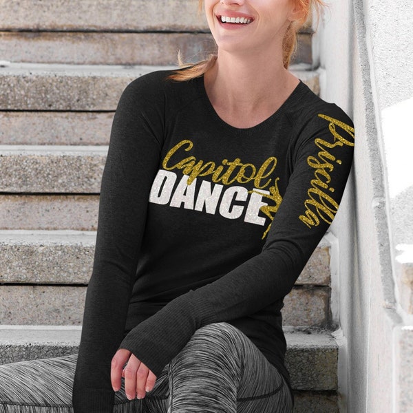 Long Sleeve Dance Shirt Etsy