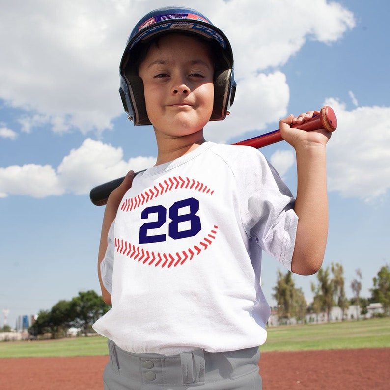 Baseball Laces Shirt With Number Custom Baseball Practice Etsy