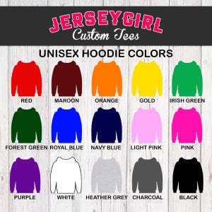 Hockey Mom Hoodie, Custom Hockey Mom Sweatshirt with Name on Sleeve, Personalized Hockey Sister Sweatshirts, Bling Hockey Mom Apparel image 7