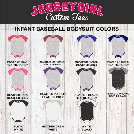 Custom Baby Baseball Jersey Bodysuit Matching Family Baseball Etsy UK