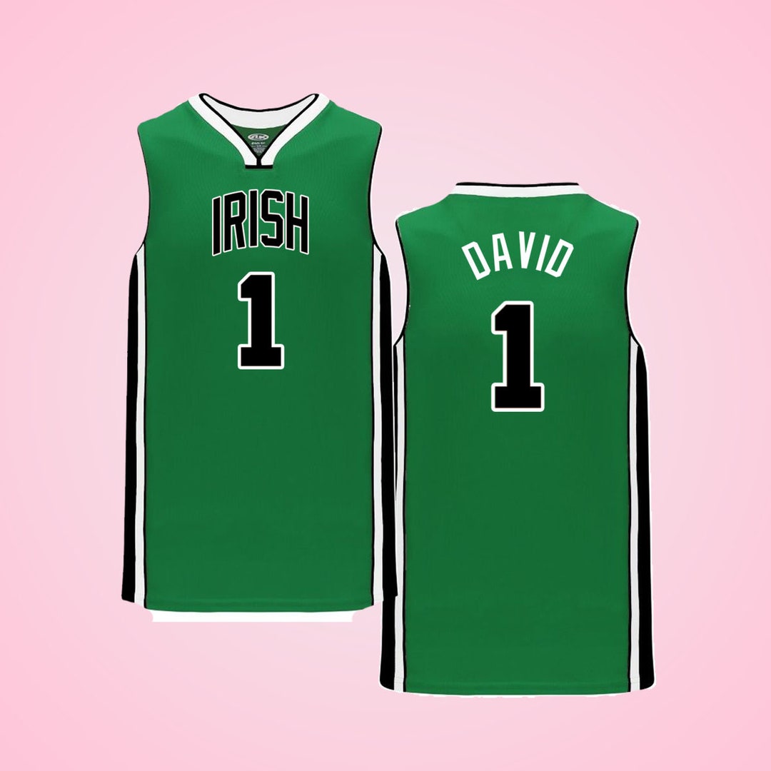 Custom shamrock Basketball Jersey With Name & Number, Birthday