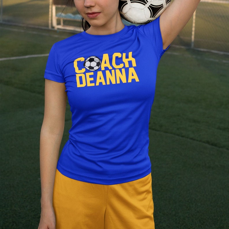 Personalized Soccer Coach Shirt Custom Soccer Coach Tshirt Etsy
