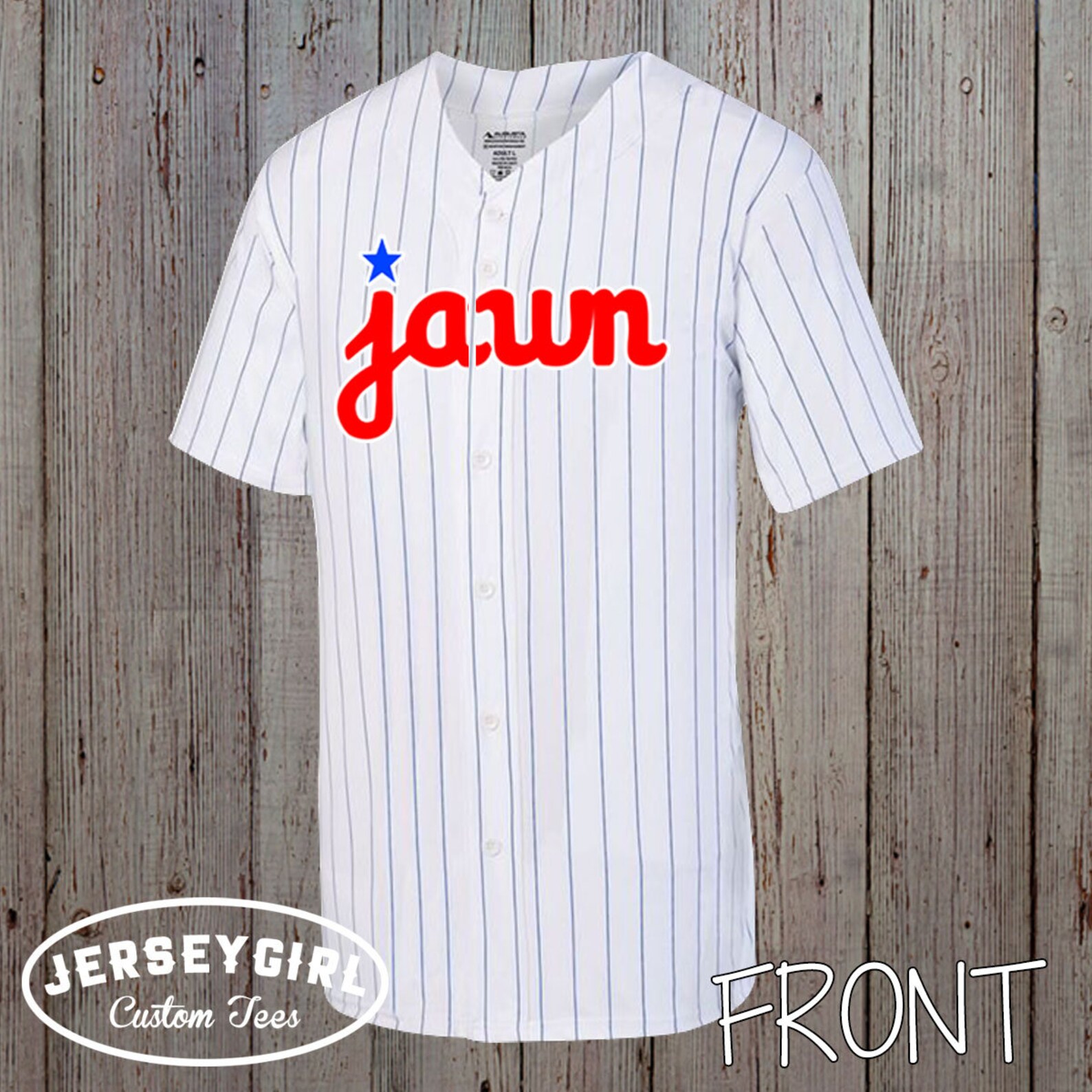 Jawn Baseball Jersey Personalized Philadelphia Jawn Jersey | Etsy