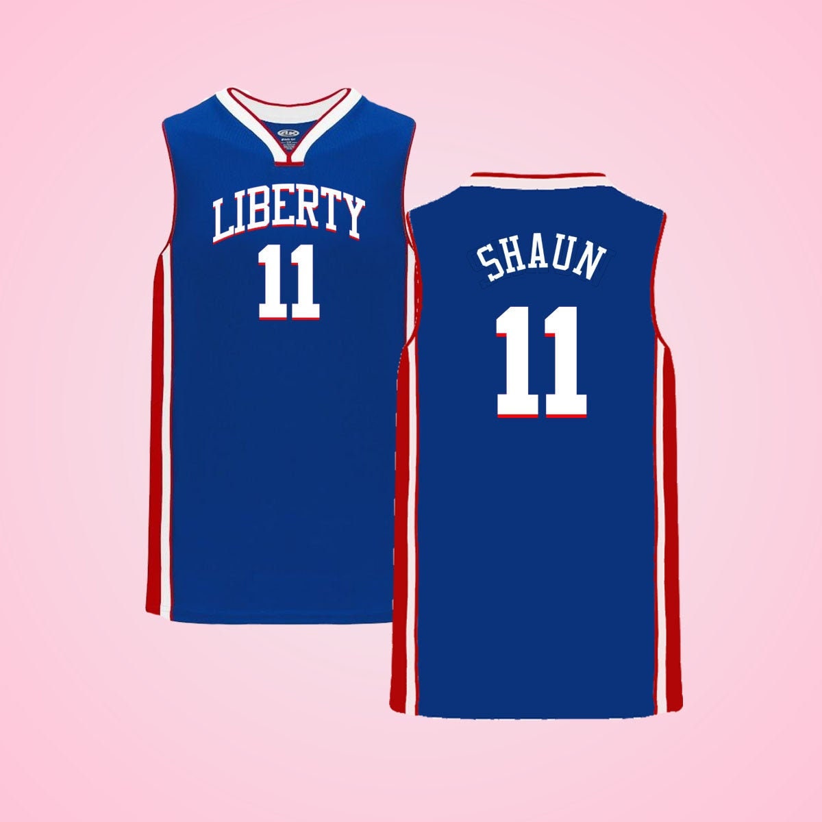 JerseyGirlCustomTees Custom Liberty Basketball Jersey with Name & Number, Philly Basketball Jersey, Custom Philadelphia Basketball Jersey