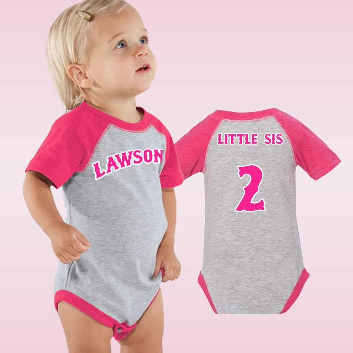 Custom Baby Baseball Jersey Bodysuit Matching Family Baseball Etsy UK