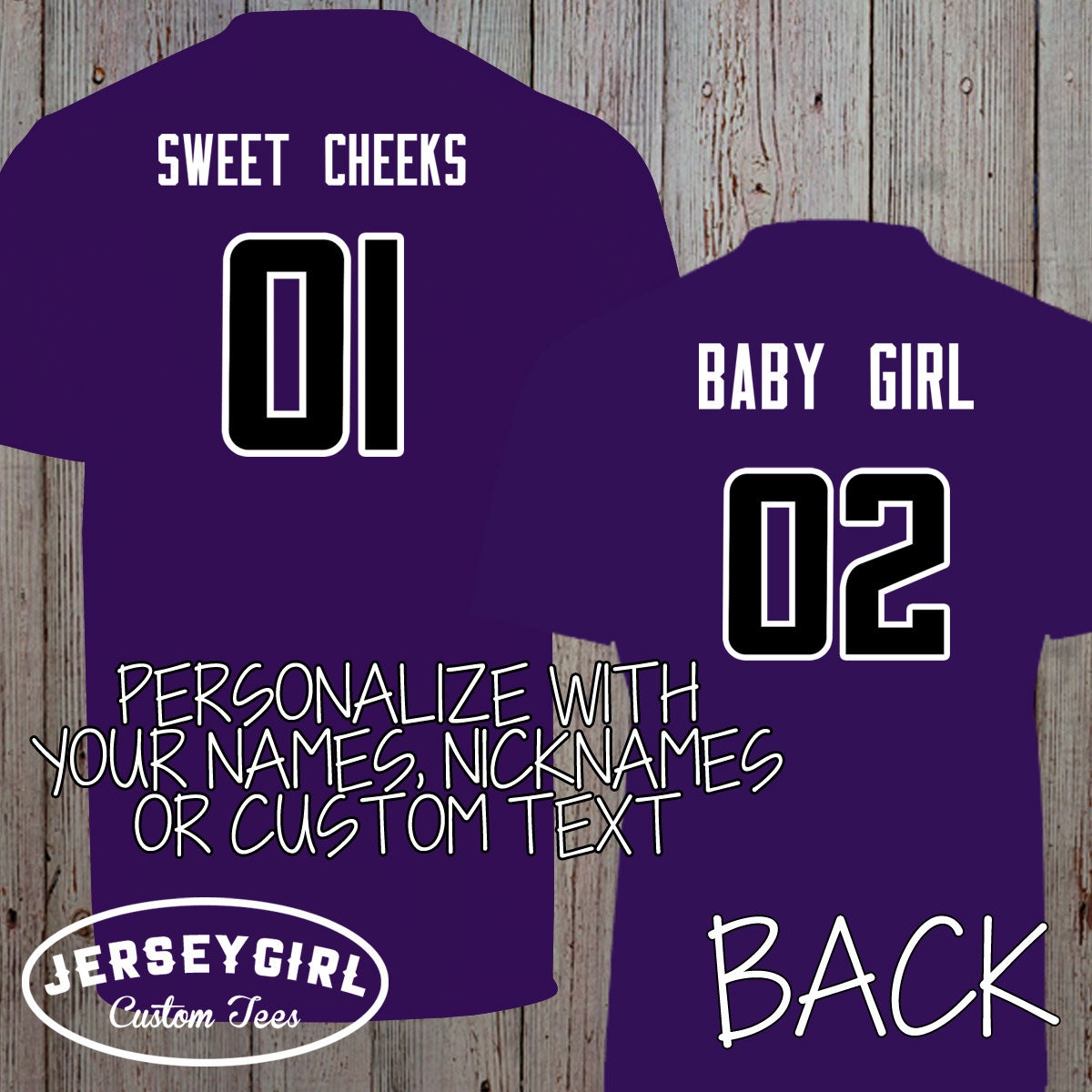 SET OF 2 Custom Couples Football Jerseys Personalized His and Etsy