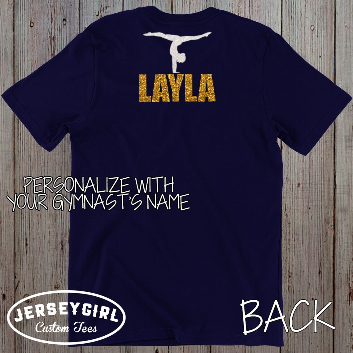 Personalized Glitter Gymnastics Parent Shirts Custom Etsy