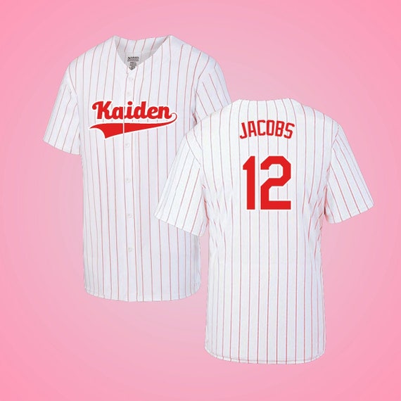  Custom Pinstripe Baseball Jersey : Sports & Outdoors