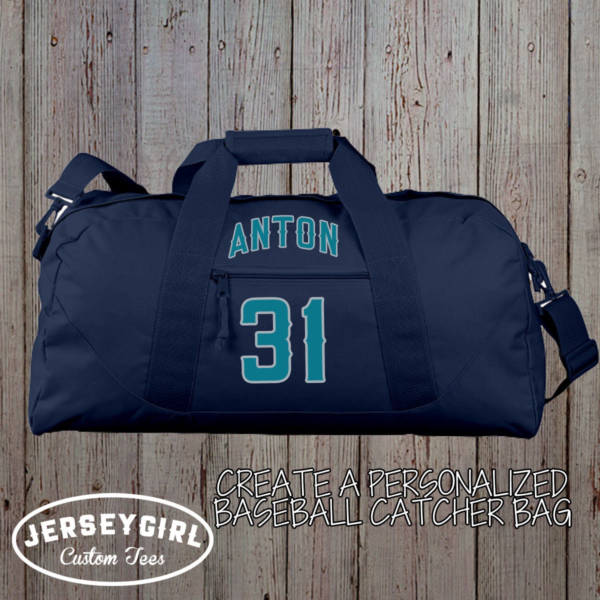 Custom Halo Baseball Duffel Bag Personalized Catcher Gear Bag Etsy