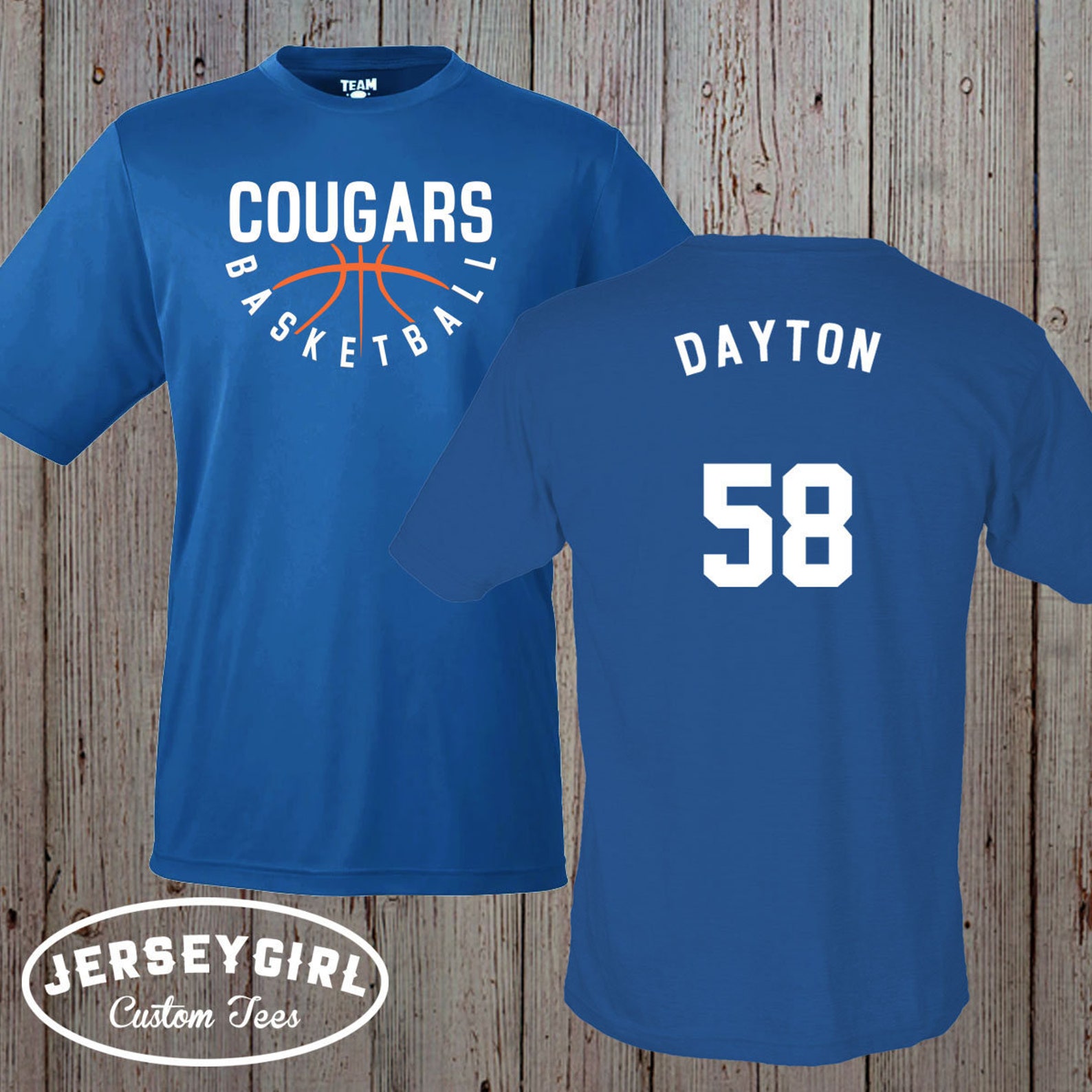 Custom Basketball Practice Shirts with Name & Number Etsy