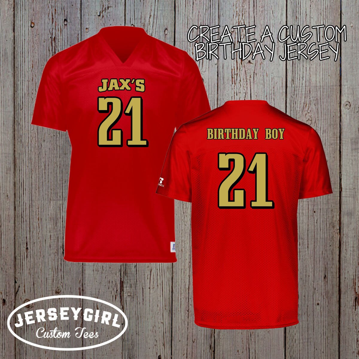 Custom birds Football Jersey With Name & Number Etsy