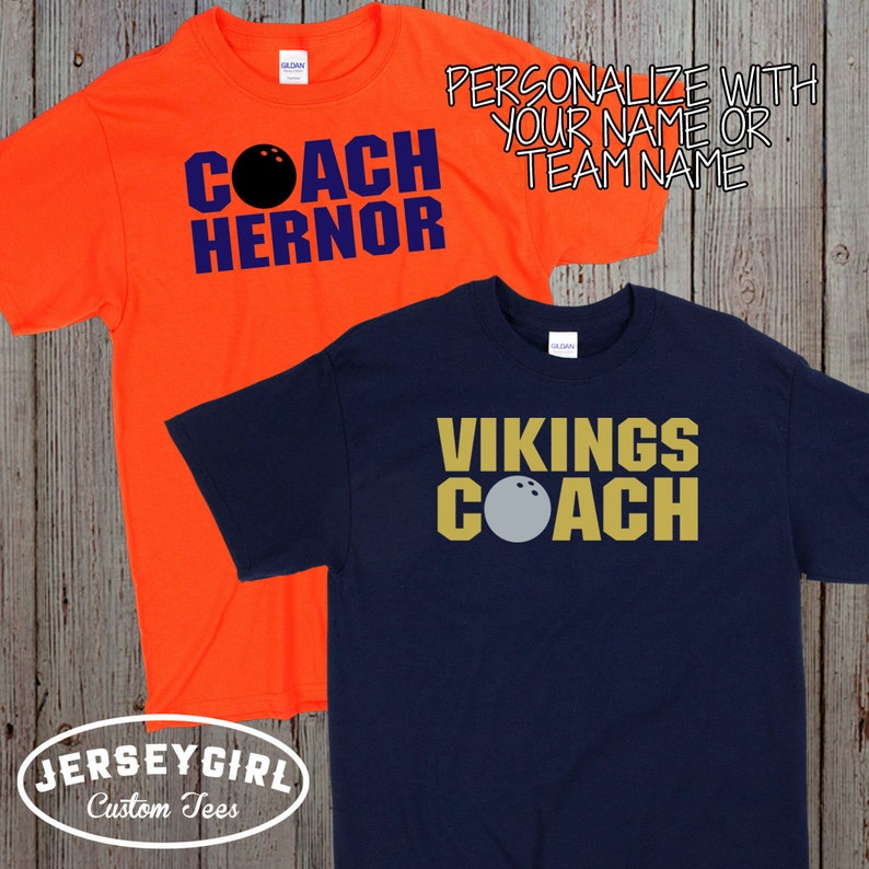 Bowling Coach Shirt Custom Bowling Coach Shirt With Name or Etsy