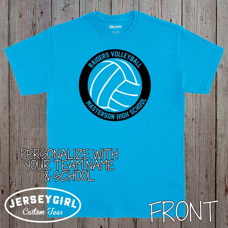 Custom Volleyball Team Shirts Volleyball Tshirt With Name & Etsy