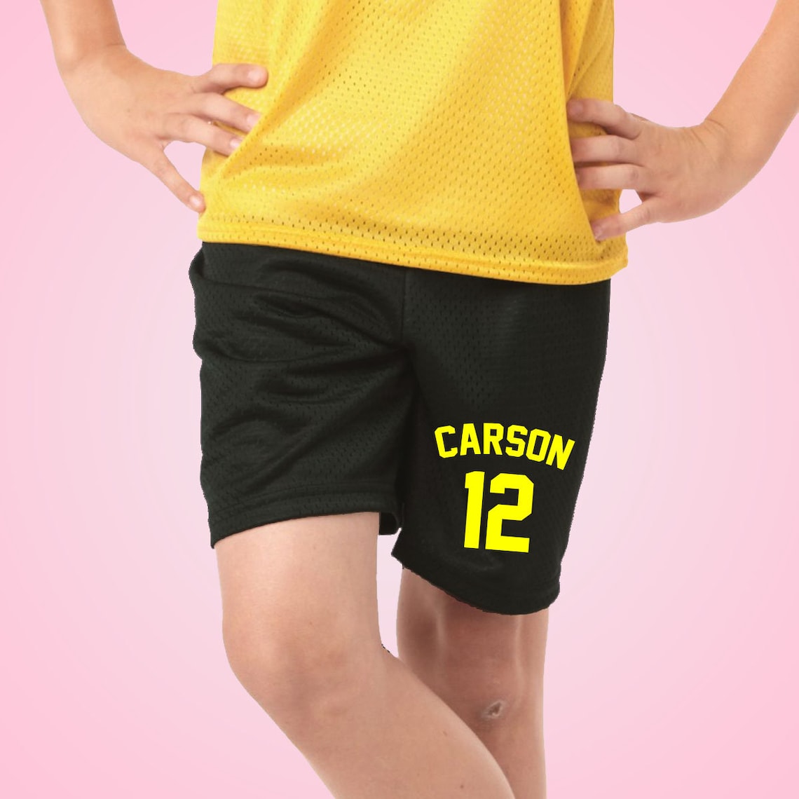 Custom Basketball Shorts With Name & Number Customized Etsy