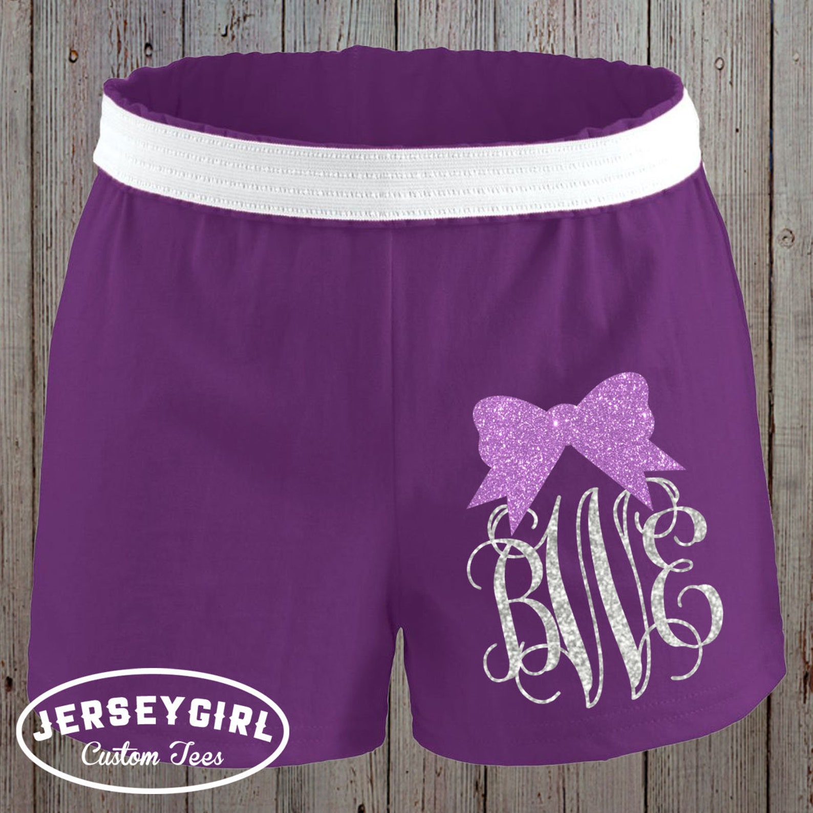 Girls/juniors Bling Personalized Cheer Shorts Custom Etsy