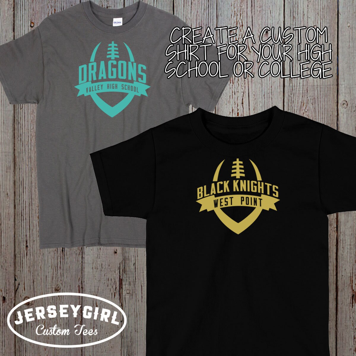 Custom Football Team Shirt Personalized Football League Etsy.de