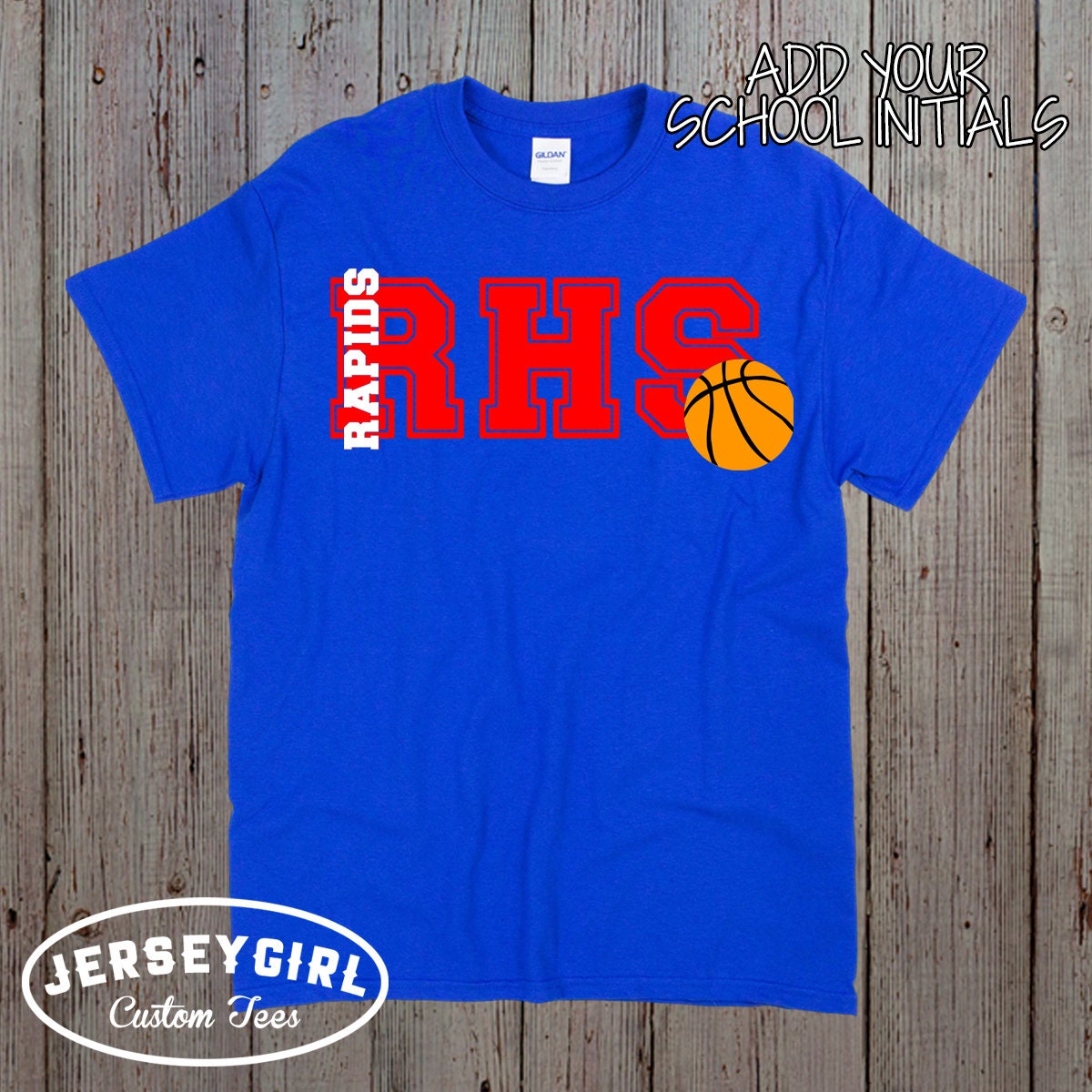 Custom Basketball Team Shirt High School Basketball T-shirt 