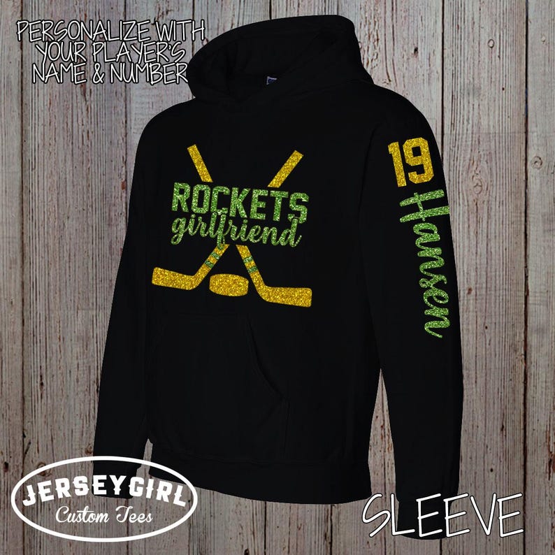 custom hockey mom hoodie