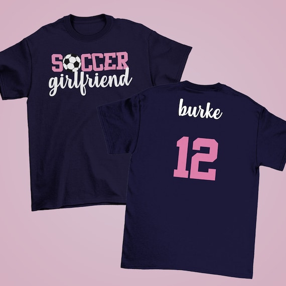 Camisa personalizada de novia de f tbol con nombre y n mero