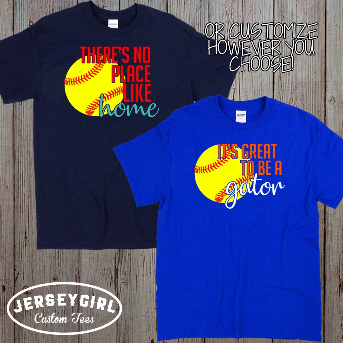 Custom T-Shirts for Girls Softball - Shirt Design Ideas
