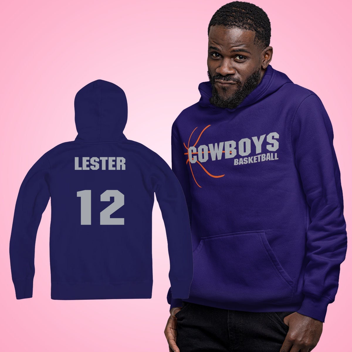 UUART City Custom Basketball Sweatshirt Hoodie Personalized Sweatshirt  Design Any Name Number Gifts for Fans