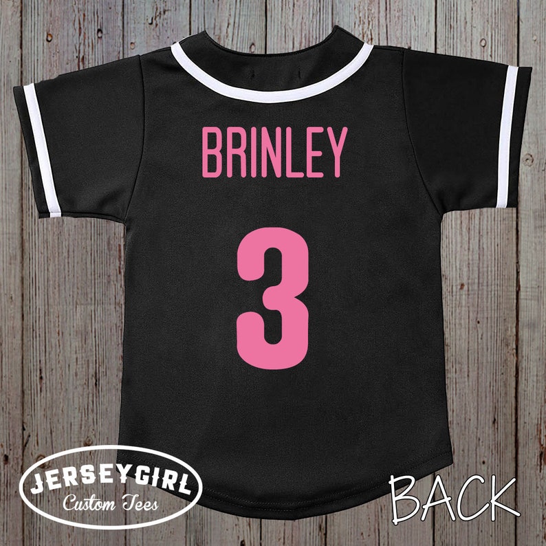 Custom Toddler Baseball Jersey W/name Customized Infant Etsy