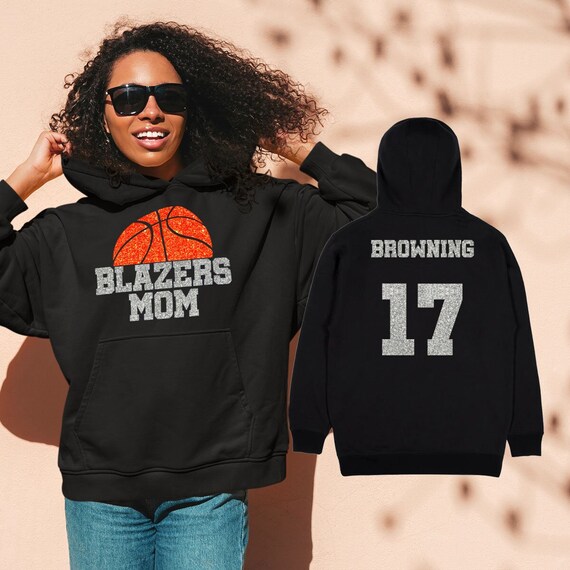 Glitter Basketball Mom Hoodie Etsy