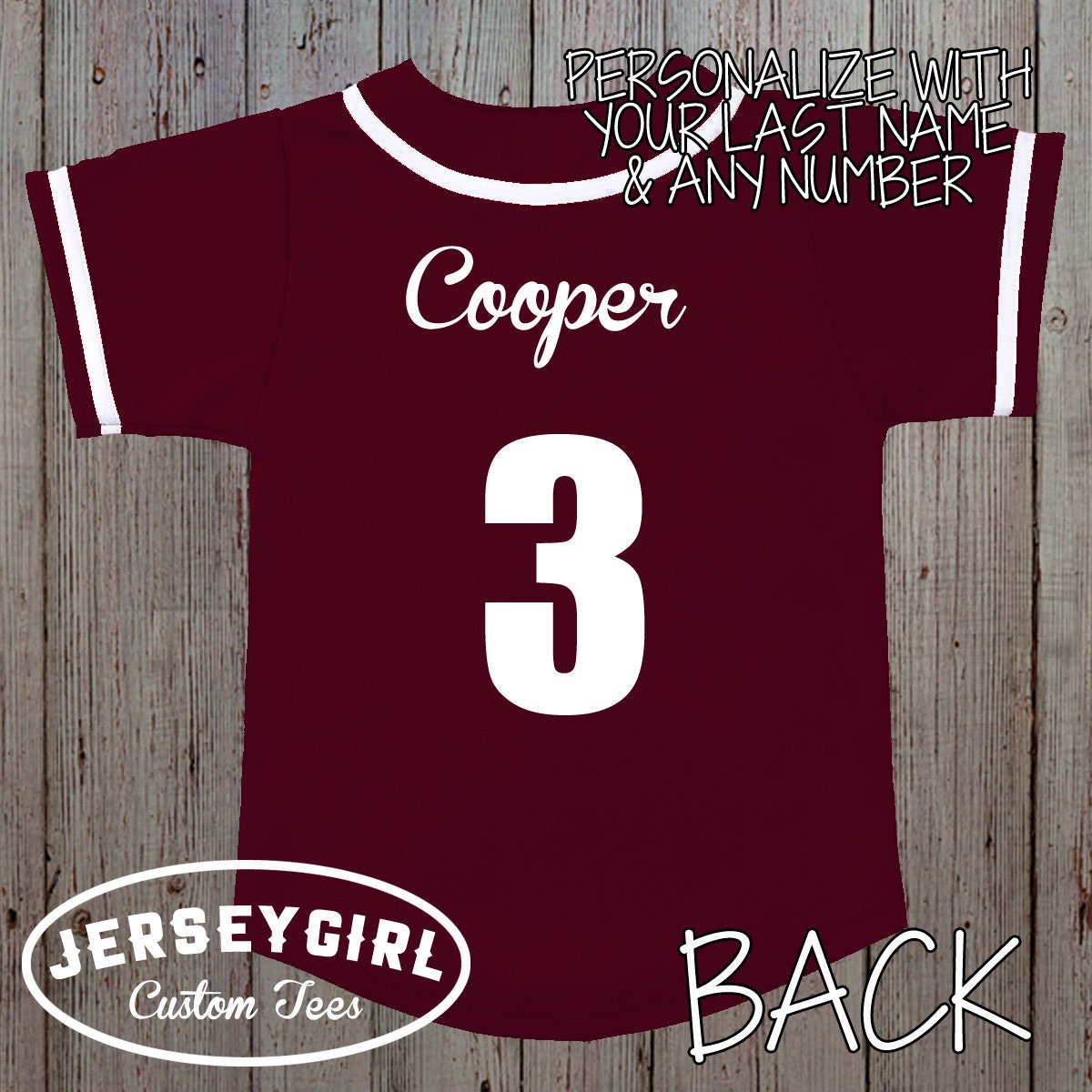 Custom Toddler Baseball Jersey Personalized Infant Jersey Etsy