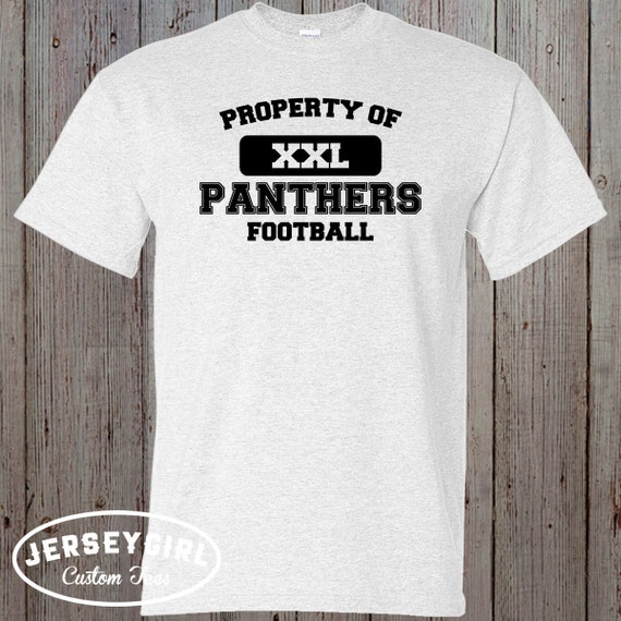 Custom PROPERTY OF Shirt with Football Team Name Customizable Etsy