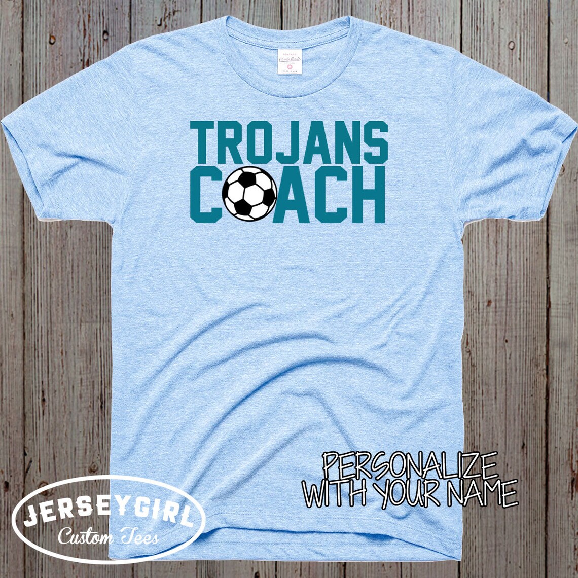 Personalized Soccer Coach Shirt Custom Soccer Coach Tshirt Etsy