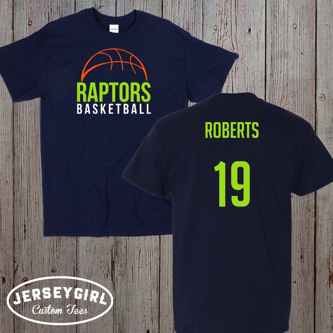 Custom Basketball Team Shirt with Name & Number Customized Etsy