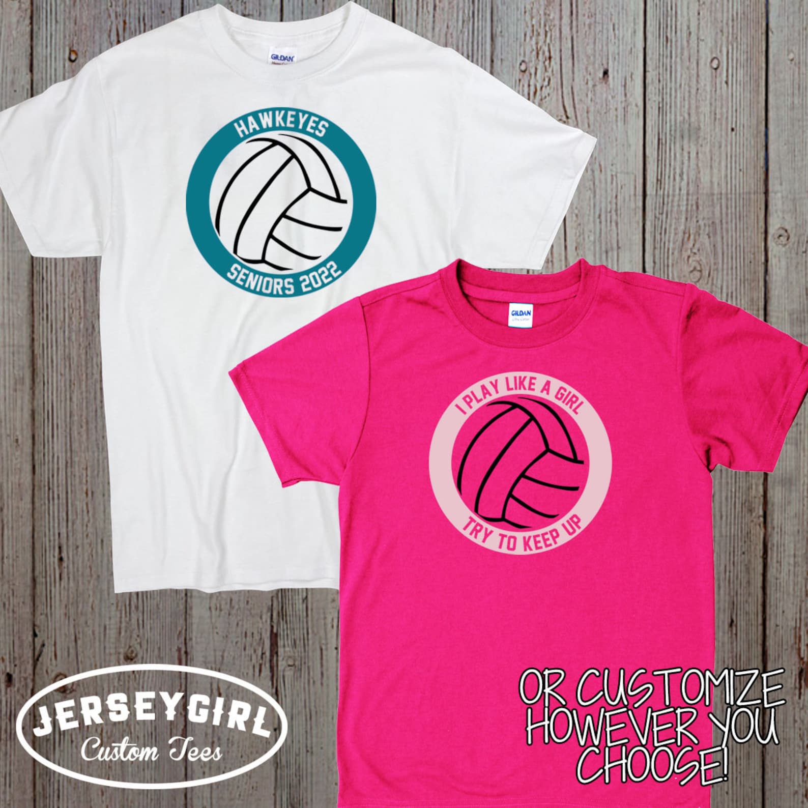 Custom Volleyball Team Shirts Volleyball Tshirt With Name & Etsy