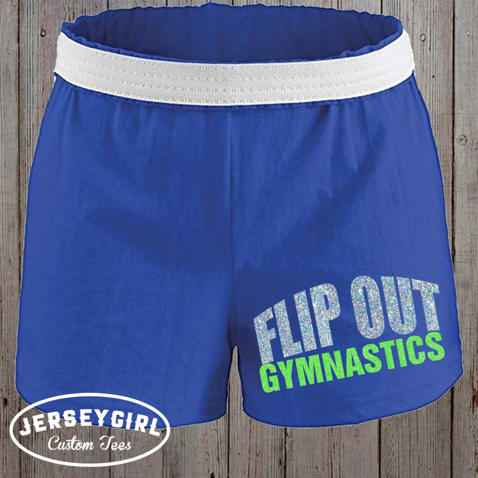 Glitter Custom Cheer Practice Shorts with Team Name Etsy