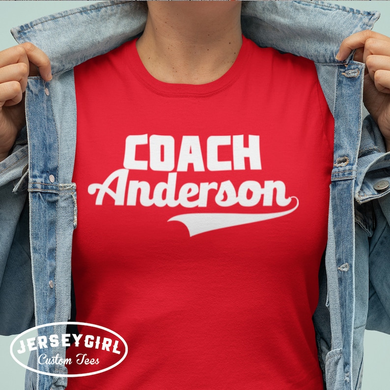 Custom Baseball Coach Shirt With Name Personalized Baseball Etsy UK