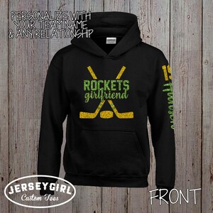 custom hockey mom hoodie