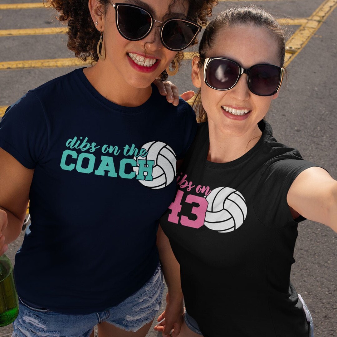 Custom Dibs on Volleyball Shirt with Your Player's Number, Dibs on the