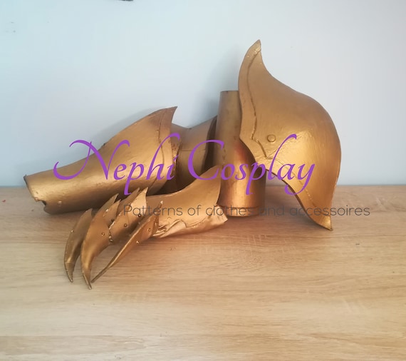 The Arcana Pattern Lucio Gantelet Patron Armure Lucio Etsy